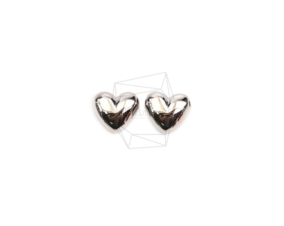 PDT-2695-R【2個入り】ハートペンダント,Heart Pendant/11.1mm X 12.6mm