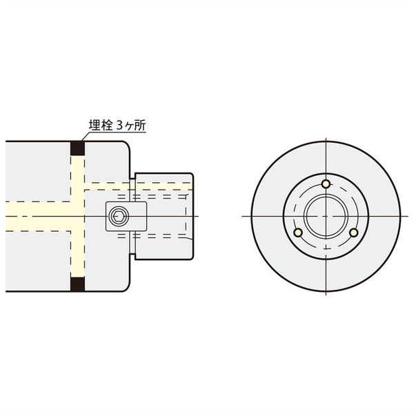 日研工作所 オイルホール付高送りカッタ用アーバ NBT50-FMH50.8-100-45 1個（直送品）