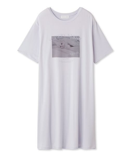 SNIDEL HOME/ネコTシャツワンピース