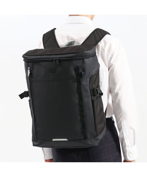 ニューバランス リュック 大容量 通学 new balance 軽量 ボックス型 30L 高校生 黒 リュックサック PC BOXRYUCK LAB45690