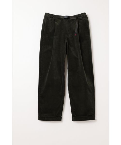 STRETCH CORDUROY TUCK TAPARED PANT