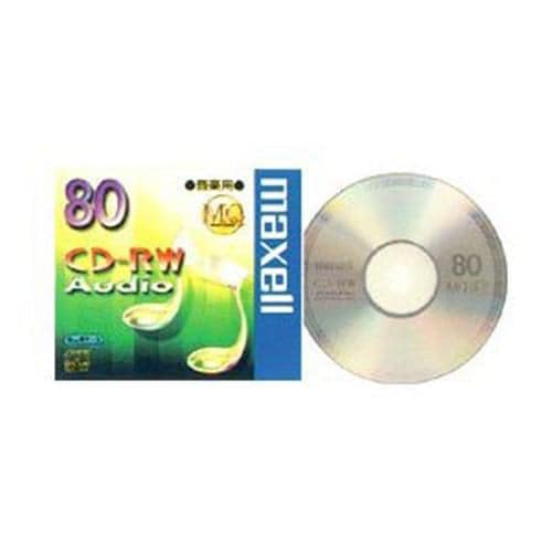 マクセル CD-RWA80MQ1TP 音楽用CD-RW80分 1枚