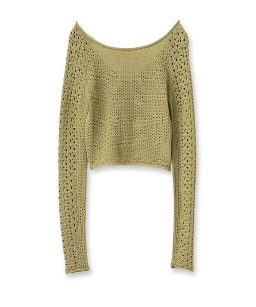 muller of yoshiokubo(ミュラーオブヨシオクボ) MOSS KNIT TOP