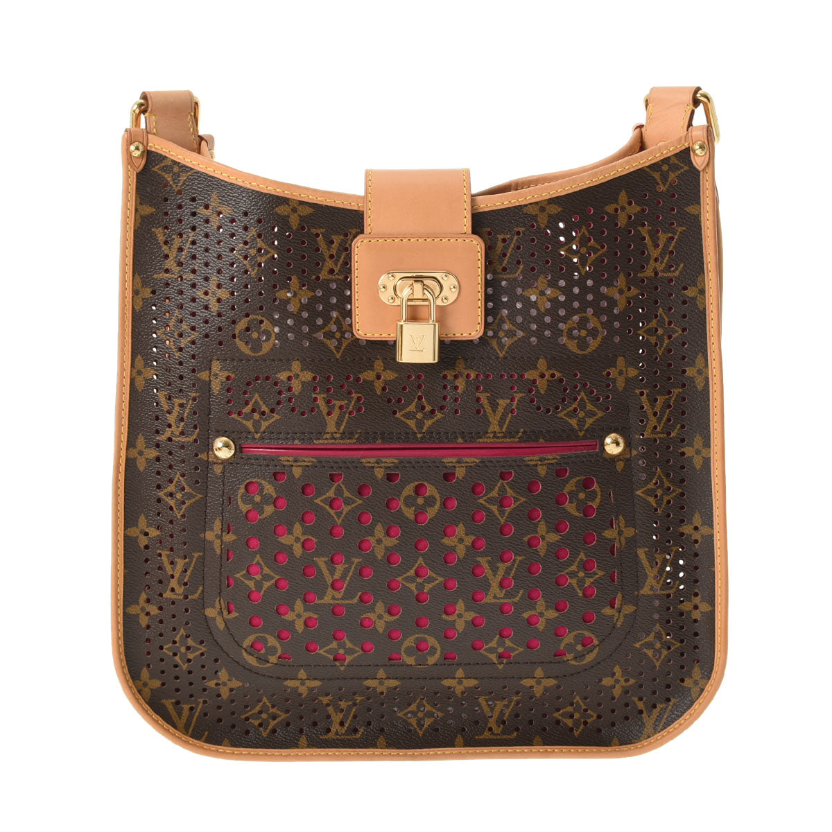 LOUIS VUITTON ルイヴィトン モノグラム ペルフォミュゼット フーシャ M95172 レディース モノグラムペルフォ ショルダーバッグ ABランク 中古 