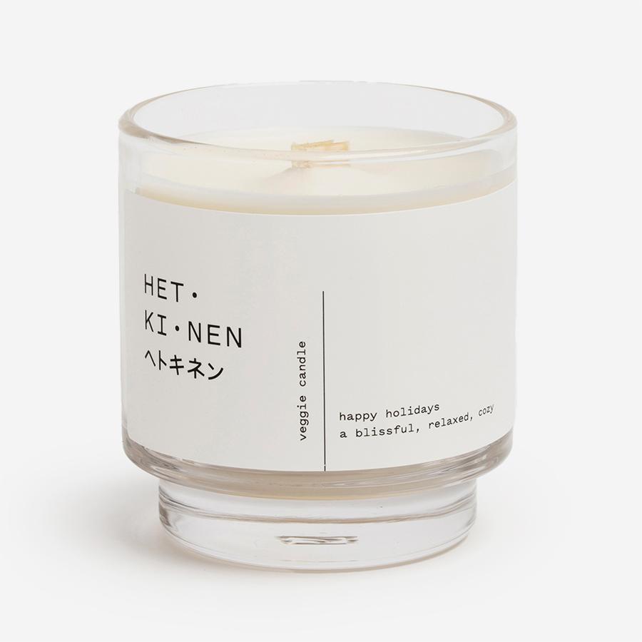 HETKINEN | veggie candle happy holidays