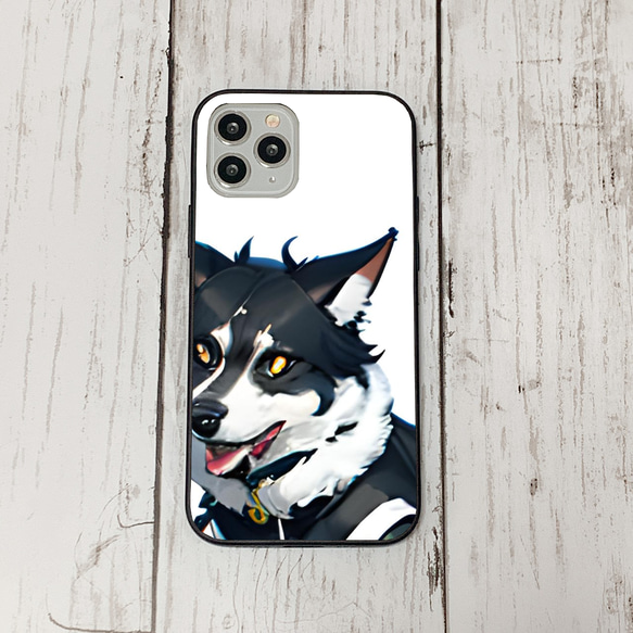 iphoneケース2-4-10 iphone 強化ガラス 犬・いぬ・ワンちゃん 箱10 かわいい アイフォン iface