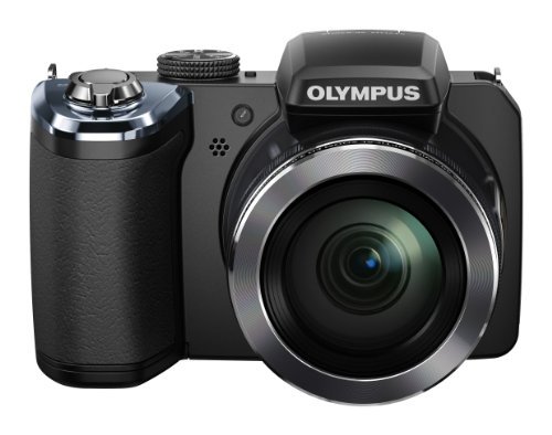 OLYMPUS デジタルカメラ STYLUS SP-820UZ 1400万画素CMOS 光学40倍ズーム 広角22.4mm ブラック  SP-820UZ【中古品】