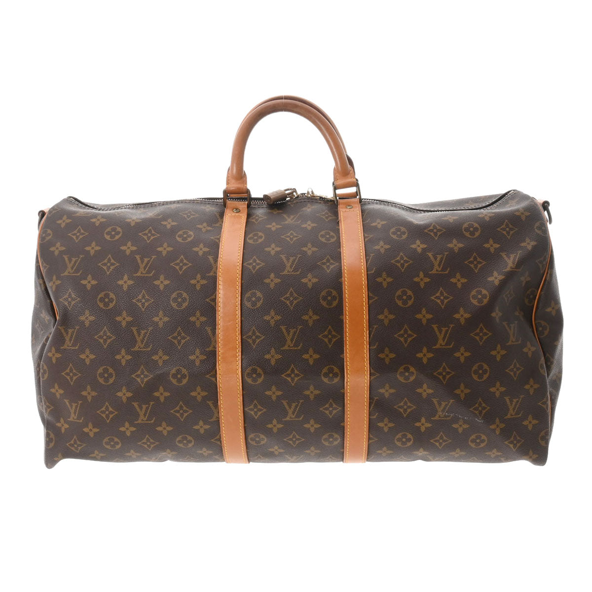 LOUIS VUITTON ルイヴィトン モノグラム キーポルバンドリエール 55 ブラウン M41414 レディース モノグラムキャンバス ボストンバッグ Bランク 中古 