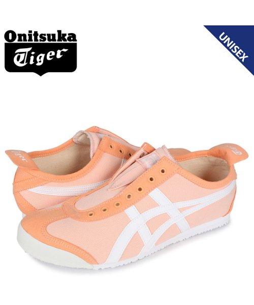 オニツカタイガー Onitsuka Tiger メキシコ 66 スニーカー スリッポン メンズ レディース MEXICO 66 SLIP－ON オレンジ 118