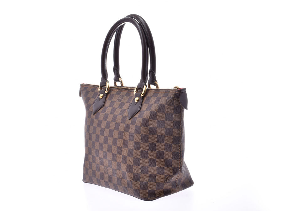 ルイヴィトン ダミエ サレヤPM ブラウン N51183 レディース ハンドバッグ Aランク 美品 LOUIS VUITTON 中古 