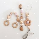 baby pink bear ????シューズクリップ  マグホルダー　ブランケットクリップ　単品　歯固めを使った