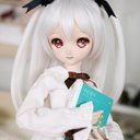 BJD 1/3 1/4  1/6人形 ドール用ウィッグ カツラ 耐熱 ハンドメイドzxww-40