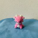 プチおすわりドラゴンのぬいぐるみ（ピンク）