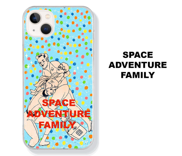 スマホソフトケース SPACE ADVENTURE FAMILY