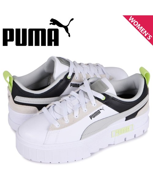 プーマ PUMA スニーカー メイズ ロー ウィメンズ レディース 厚底 MAYZE RARE WNS ホワイト 白 383119－02