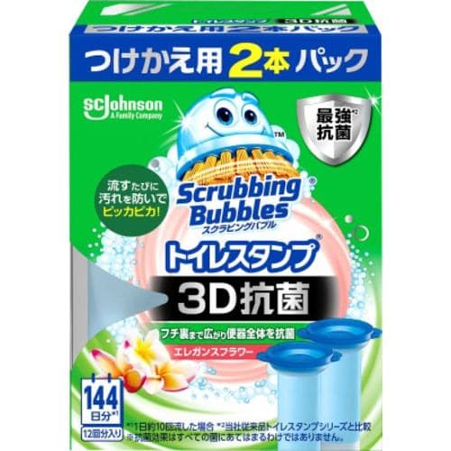 ジョンソン SBトイレスタンプ3D抗菌 Eフラワー 付替 2本