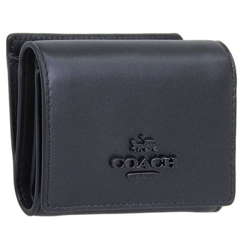 COACH コーチ MICRO WALLET マイクロ ウォレット 三つ折り 財布 レザー