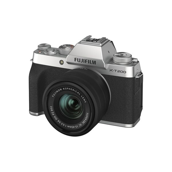 富士フイルム FUJIFILM X-T200 レンズキット　シルバー X-T200LK-S 1セット（直送品）