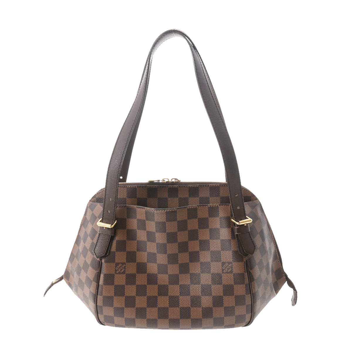 LOUIS VUITTON ルイヴィトン ダミエ べレムMM ブラウン N51174 レディース ダミエキャンバス ハンドバッグ ABランク 中古 