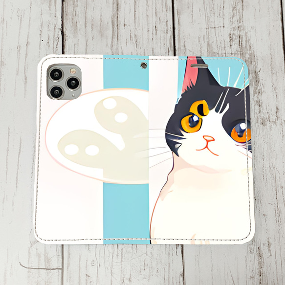 iphoneケース3-3-44 iphone 手帳 ねこ・猫・ネコ 箱2 かわいい アイフォン iface