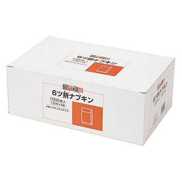 商売繋盛 ６ツ折ナフキン ＢＯＸ入 4904681609216 1箱（10000枚入） 大和物産（直送品）