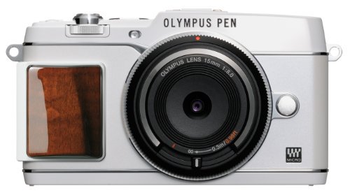 OLYMPUS ミラーレス一眼 PEN E-P5 ボディ(ボディキャップレンズ BCL-1580セット) ホワイト プレミアムモデル E-P5 BODY【中古品】