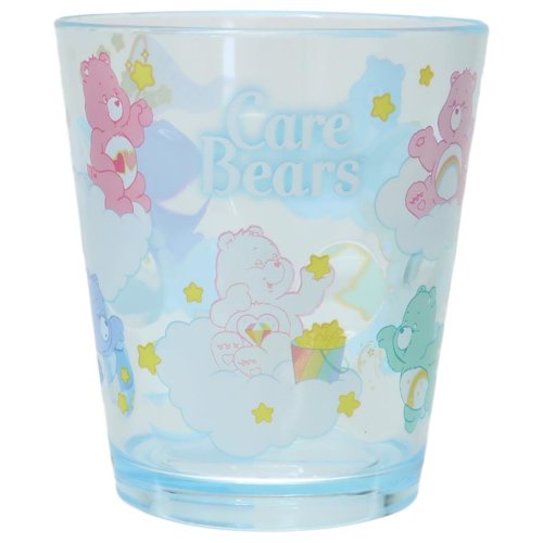 ケアベア プラコップ ドットタンブラー スカイ CareBears ティーズファクトリー プラスチック 食器 かわいい キャラクター グッズ