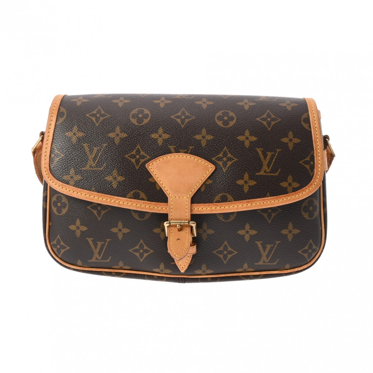 LOUIS VUITTON ルイヴィトン モノグラム ソローニュ ブラウン M42250 レディース モノグラムキャンバス ショルダーバッグ Bランク 中古 