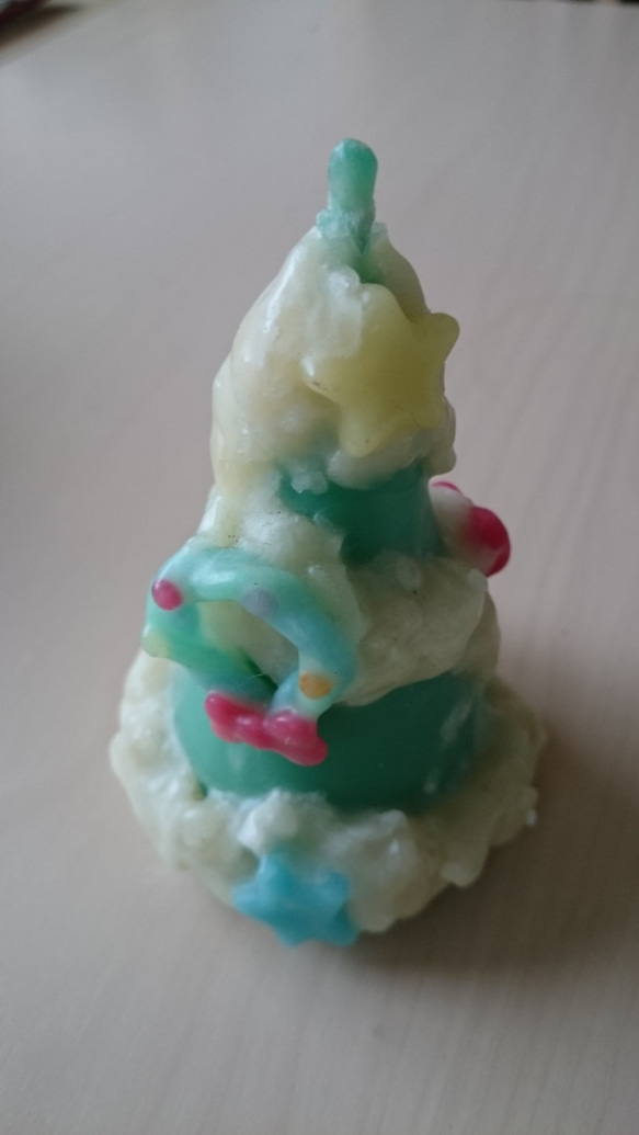 Christmas tree candle (♡)　［受注後生産］