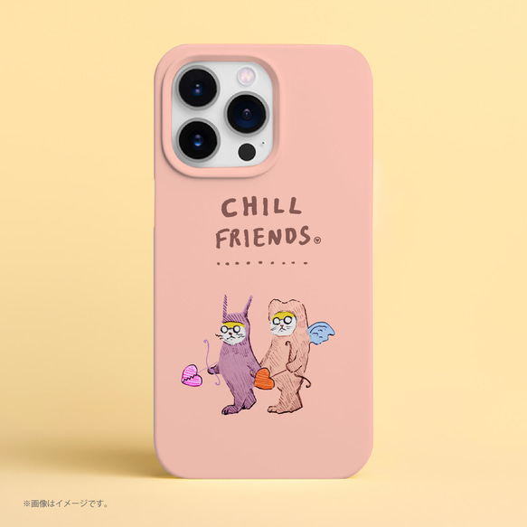 Originalスマホケース「CHILL FRIENDS_天使と悪魔」