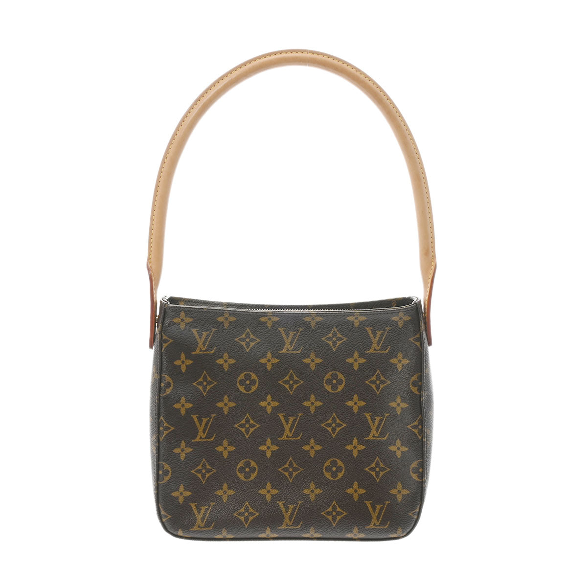 LOUIS VUITTON ルイヴィトン モノグラム ルーピング MM  ブラウン M51146 レディース モノグラムキャンバス ワンショルダーバッグ ABランク 中古 