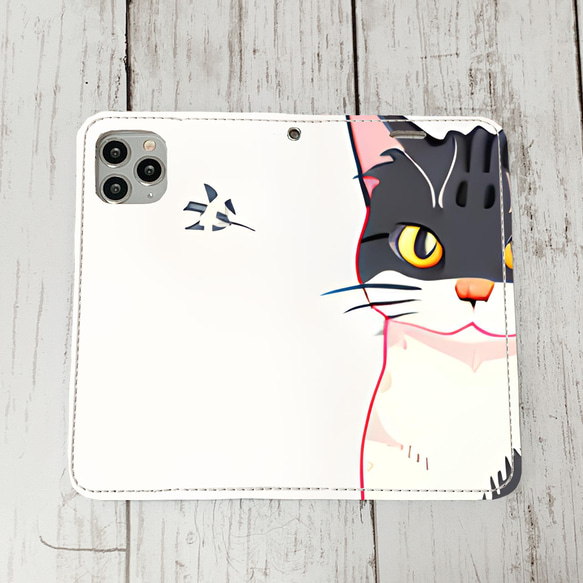 iphoneケース4-4-25 iphone 手帳 ねこ・猫・ネコ 箱1 かわいい アイフォン iface