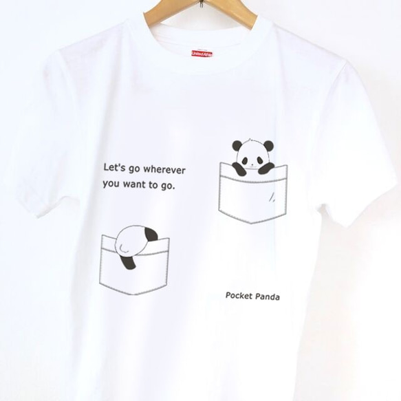 ４色から選べる♪ポケットパンダTシャツ