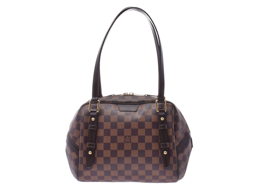 ルイヴィトン ダミエ リヴィントン ブラウン N41157 レディース 本革 ハンドバッグ Aランク LOUIS VUITTON 中古 