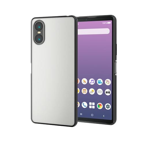 エレコム PM-X241UCTMKBK Xperia 10 VI SO-52E ケース ソフト カバー レンズ保護設計 メタリックフレーム 極み設計 メタリックブラック