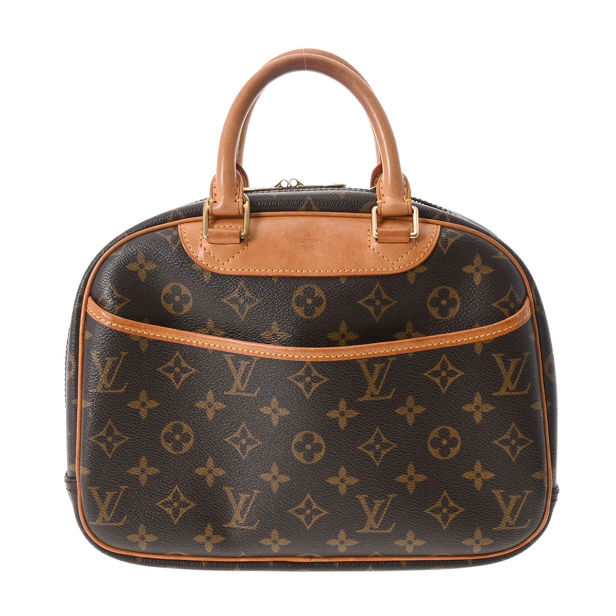 LOUIS VUITTON ルイヴィトン モノグラム トゥルーヴィル ブラウン M42228 ユニセックス モノグラムキャンバス ハンドバッグ Bランク 中古 