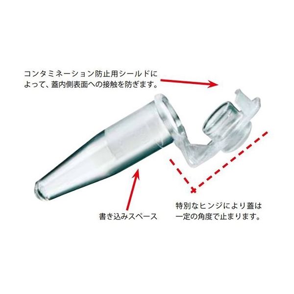 エッペンドルフ PCR チューブ 0.2mL Forensic DNA Grade 0030 124.707 1式(500本) 63-8461-92（直送品）