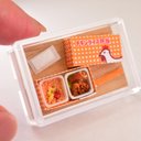 東京のチキン弁当Ver.2　 駅弁 キヨスク 旅行パック 1/12サイズ ミニチュアフード