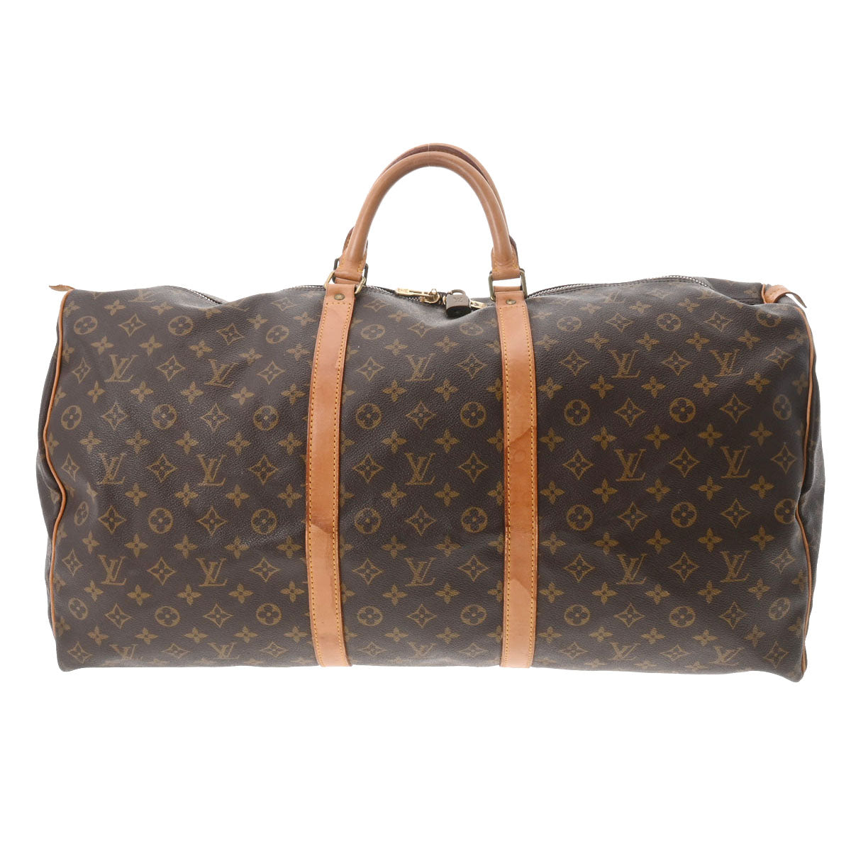 LOUIS VUITTON ルイヴィトン モノグラム キーポル 60 ブラウン M41422 ユニセックス モノグラムキャンバス ボストンバッグ Bランク 中古 