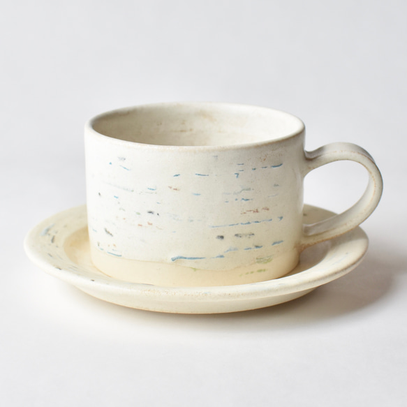 White birch mug ＆ saucer 02 白樺のマグ＆ソーサー