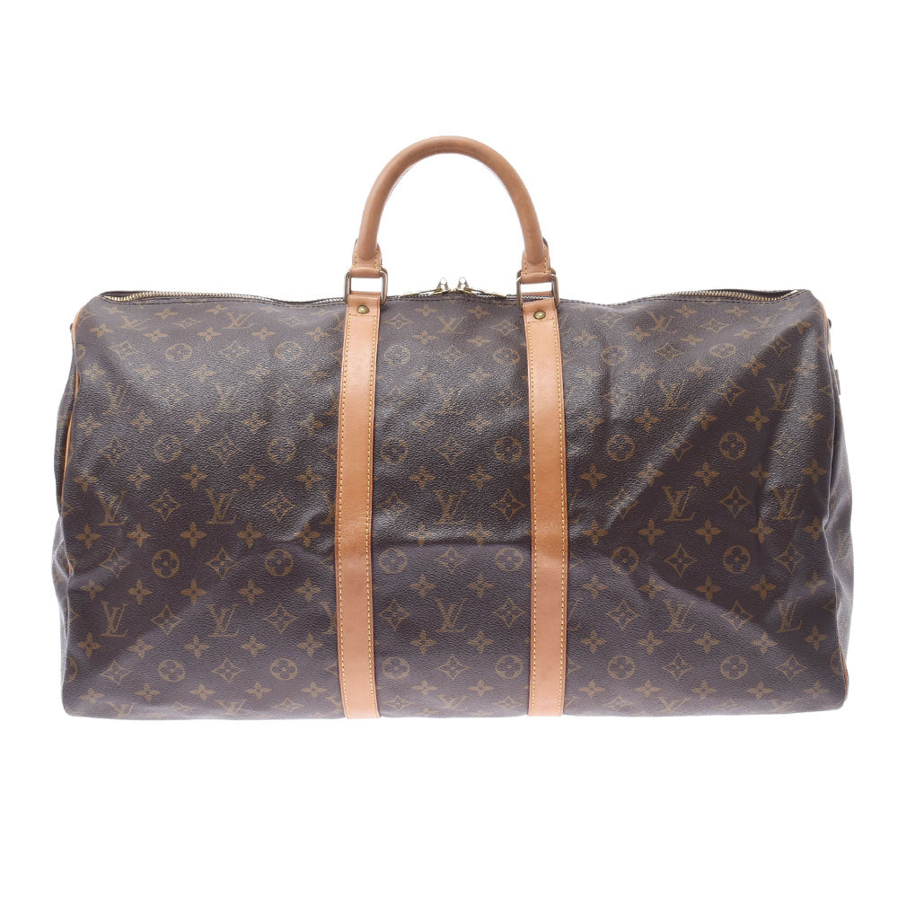 LOUIS VUITTON ルイヴィトン モノグラム キーポル バンドリエール55 ブラウン M41414 ユニセックス モノグラムキャンバス ボストンバッグ Bランク 中古 