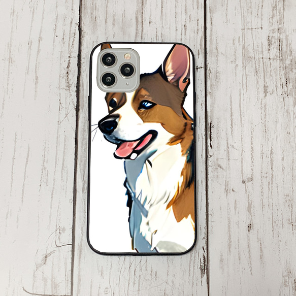 iphoneケース1-5-32 iphone 強化ガラス 犬・いぬ・ワンちゃん 箱14 かわいい アイフォン iface