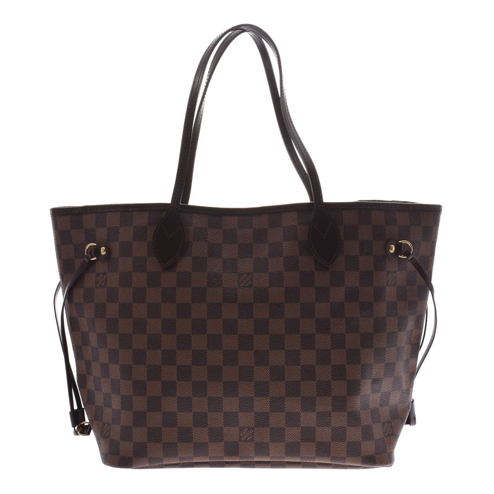 LOUIS VUITTON ルイヴィトン ダミエ ネヴァーフルMM ブラウン N51105 ユニセックス ダミエキャンバス トートバッグ ABランク 中古 