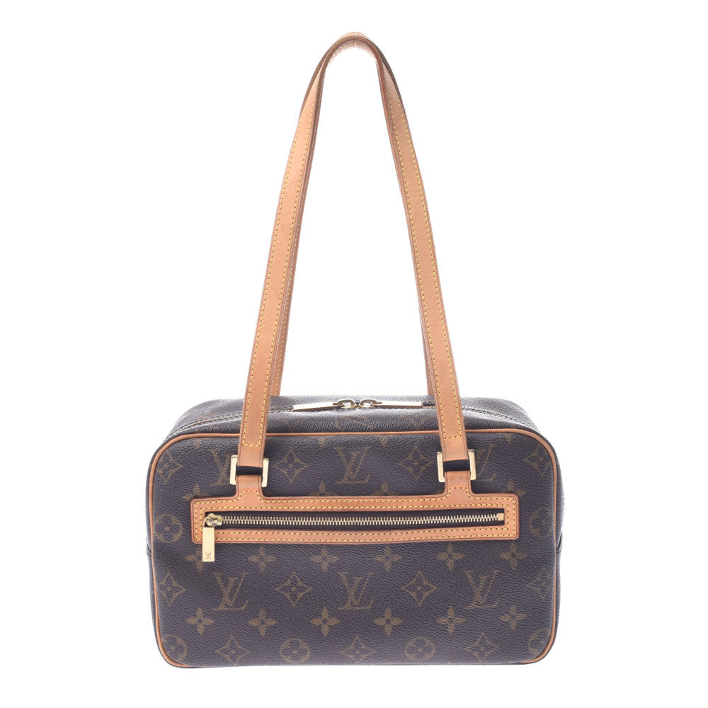 LOUIS VUITTON ルイヴィトン モノグラム シテMM ブラウン M51182 レディース モノグラムキャンバス ハンドバッグ Bランク 中古 