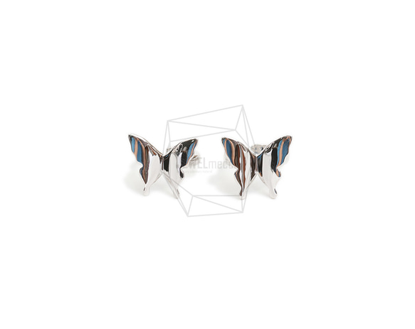 ERG-2134-R【2個入り】バタフライイヤーカフ/Butterfly Earcuffs Earrings