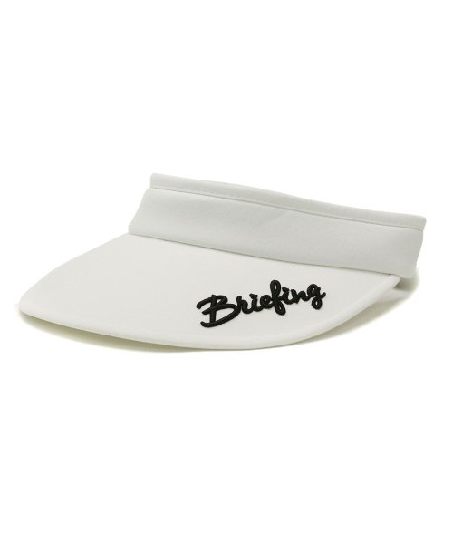 【日本正規品】ブリーフィング ゴルフ バイザー BRIEFING GOLF WOMENS LINEN WIDE VISOR サイズ調節可能 BRG221W61