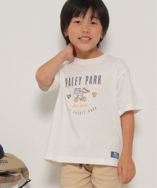 USAコットン サーフテイストプリントTシャツ（120〜160cm）