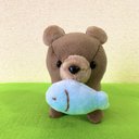 おすわりクマのぬいぐるみ