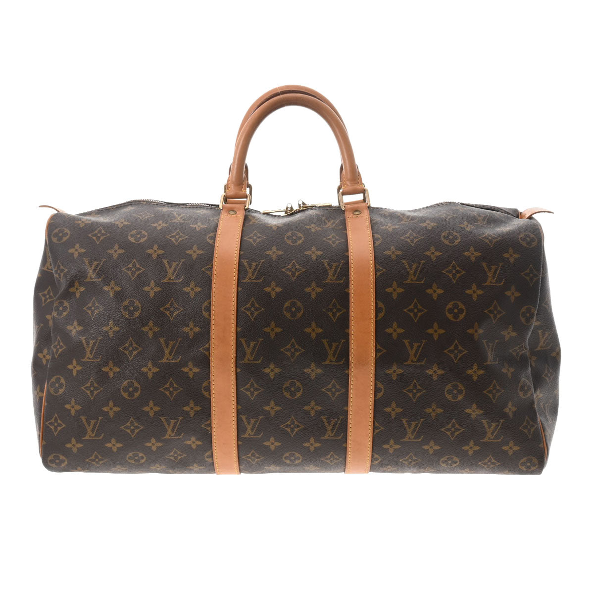 LOUIS VUITTON ルイヴィトン モノグラム キーポル 50 ブラウン M41426 ユニセックス モノグラムキャンバス ボストンバッグ Bランク 中古 