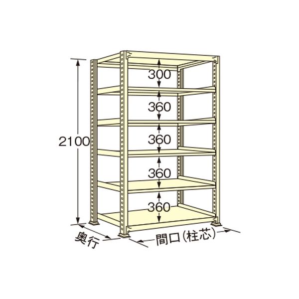 扶桑金属工業 【車上渡し】 中量ラック WE2109L